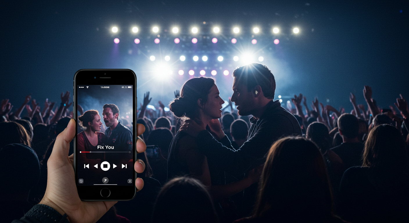 “Cheating in the Spotlight: What the Andy Byron Coldplay Concert Drama Tells Us About Public Shame, Music, and Emotional Soundtracks 💔🎶”